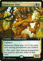 Faeburrow Elder [Extended Art Foil] Magic Throne of Eldraine Prices