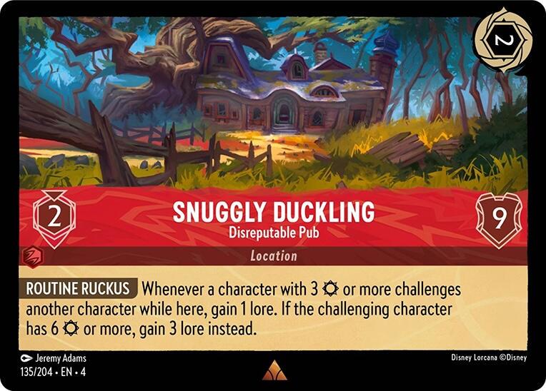 Snuggly Duckling - Disreputable Pub [Foil] #135 Lorcana Ursula's Return