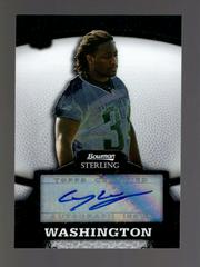 Chauncey Washington [Autograph Refractor] #126 Football Cards 2008 Bowman Sterling Prices