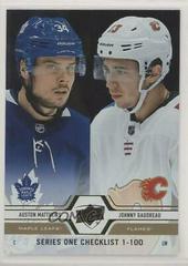 Auston Matthews, Johnny Gaudreau [Silver Foil] #199 Hockey Cards 2019 Upper Deck Prices