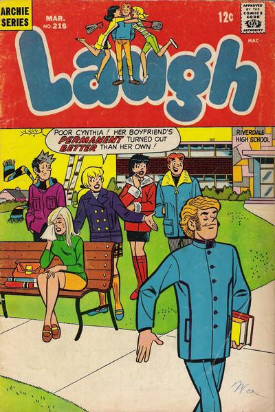 Laugh Comics #216 (1969) Comic Books Laugh Comics