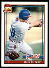 Todd Johnson Baseball Cards 1991 Topps Traded Tiffany Prices