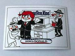 Duped Donald #128 Garbage Pail Kids Disgrace to the White House Prices
