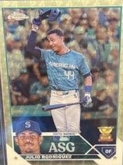 Julio Rodriguez [Superfractor] Baseball Cards 2023 Topps Chrome Prices