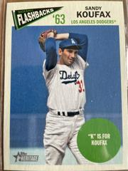 Sandy Koufax Baseball Cards 2012 Topps Heritage Baseball Flashbacks Prices