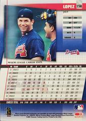 Rear | Javy Lopez Baseball Cards 2002 Donruss Best of Fan Club