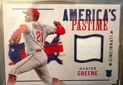 Hunter Greene #APS-HG Baseball Cards 2022 Panini Chronicles America's Pastime Swatches Prices