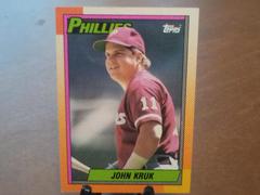 John Kruk Baseball Cards 1990 Topps Prices