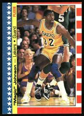 Magic Johnson #1 Basketball Cards 1987 Fleer Sticker Prices