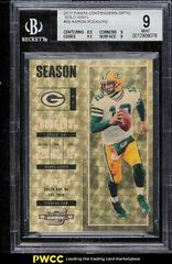 Aaron Rodgers [Gold] Football Cards 2017 Panini Contenders Optic Prices