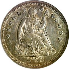 1853 O [NO ARROWS] Coins Seated Liberty Half Dime Prices