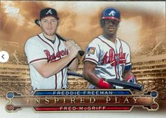 Fred McGriff / Freddie Freeman #I-10 Baseball Cards 2015 Topps Inspired Play Prices