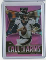 Drew Lock [Pink] #CA-DLO Football Cards 2021 Panini Playoff Call to Arms Prices