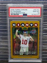 Eli Manning [Gold Refractor] #C43 Football Cards 2010 Topps Chrome Prices