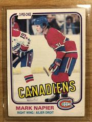 Mark Napier Hockey Cards 1981 O-Pee-Chee Prices