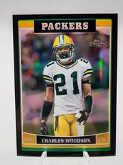 Charles Woodson [Black Refractor] #153 Football Cards 2006 Topps Chrome Prices