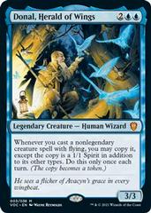 Donal, Herald of Wings [Foil] Magic Innistrad: Crimson Vow Commander Prices