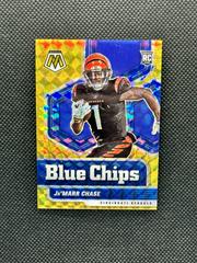 Ja'Marr Chase [Gold Mosaic] #7 Football Cards 2021 Panini Mosaic Blue Chips Prices