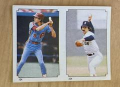 Von Hayes [Dennis Eckersley] #124/224 Baseball Cards 1984 Topps Stickers Prices