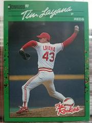 Tim Layana #23 Baseball Cards 1990 Panini Donruss Rookies Prices