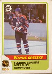 Wayne Gretzky [Scoring Leader] Hockey Cards 1986 O-Pee-Chee Prices