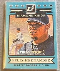 Felix Hernandez [Silver Press Proof] #25 Baseball Cards 2015 Donruss Prices