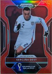 Sergino Dest [Red] Soccer Cards 2022 Panini Prizm World Cup Prices