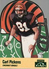 Carl Pickens [X's & O's] #7 Football Cards 1996 Playoff Prime Prices