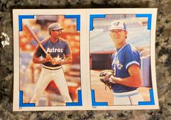 Kevin Bass [Tom Henke] #28 / 189 Baseball Cards 1986 Topps Stickers Prices