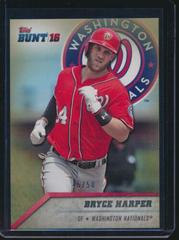 Bryce Harper [Topaz] #25 Baseball Cards 2016 Topps Bunt Prices