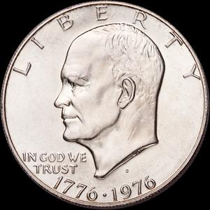 1976 D Coins Eisenhower Dollar