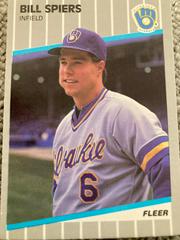 Bill Spiers #U-40 Baseball Cards 1989 Fleer Update Prices
