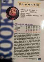 Card Back | Sharone Wright Basketball Cards 1994 Hoops