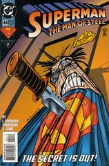 Superman: The Man of Steel #44 (1995) Comic Books Superman: The Man of Steel Prices
