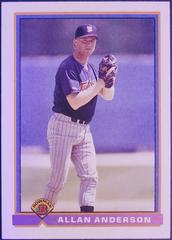 Allan Anderson #327 Baseball Cards 1991 Bowman Prices