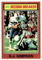 O.J. Simpson #6 Football Cards 1976 Topps Prices