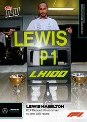 Lewis Hamilton #55 Racing Cards 2021 Topps Now Formula 1 Prices