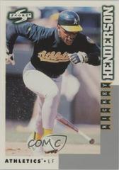 Rickey Henderson #RT205 Baseball Cards 1998 Score Rookie Traded Prices