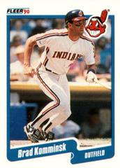 Brad Komminsk #496 Baseball Cards 1990 Fleer Prices