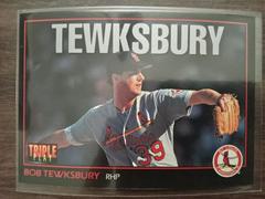 Bob Tewksbury #156 Baseball Cards 1993 Panini Donruss Triple Play Prices