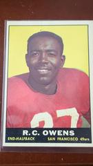 R.C. Owens #61 Football Cards 1961 Topps Prices