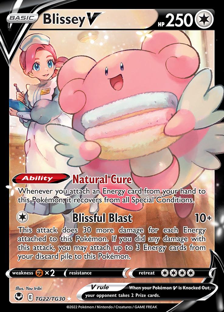 Blissey V TG22 Prices Pokemon Silver Tempest Pokemon Cards
