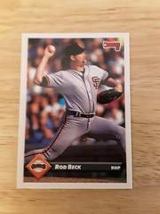 Rod Beck #420 Baseball Cards 1993 Donruss Prices