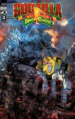 Godzilla vs. the Mighty Morphin Power Rangers II [Sanchez] #3 (2024) Comic Books Godzilla vs. the Mighty Morphin Power Rangers II Prices