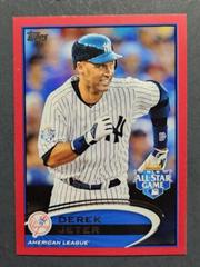 Derek Jeter [Target Red Border] Baseball Cards 2012 Topps Update Prices