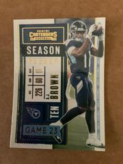 A. J. Brown [Stardust] Football Cards 2020 Panini Contenders Prices