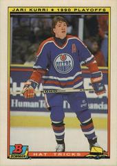 jari kurri Hockey Cards 1990 Bowman Hat Tricks Prices