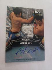 Patrick Cote Ufc Cards 2012 Topps UFC Bloodlines Autographs Prices