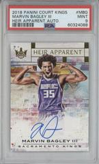 Marvin Bagley III Basketball Cards 2018 Panini Court Kings Heir Apparent Autographs Prices