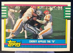 Deron Cherry [Disclaimer Back] Football Cards 1990 Topps Prices